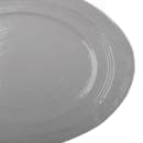 Elite Global Solutions 16 1/2" x 12" Oval Della Terra Dish - Melamine, Gray (M16512OV-G) thumbnail 4
