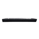 Elite Global Solutions 16 1/8" x 7" Rectangular Basalt Platter - Melamine, Coal (M1671RC-CO) thumbnail 2