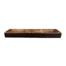 Elite Global Solutions 16 1/8" x 7" Rectangular Sequoia Platter - Melamine, Wood Pattern (M1671RC-SEQ) thumbnail 3