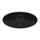 Elite Global Solutions 16" x 7 3/4" Oval Moderne Platter - Melamine, Black (M167P-B) thumbnail 4