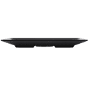 Elite Global Solutions 16" x 8" Rectangular Symmetry Platter - Melamine, Black (M168RC-B) thumbnail 3