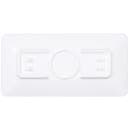 Elite Global Solutions 16" x 8" Platter - Rectangular Symmetry - Melamine, Display White (M168RC-NW) thumbnail 4