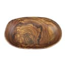 Elite Global Solutions 89 oz Oval Melamine Serving Bowl, Wood Pattern (M1693OV-SEQ) thumbnail 2