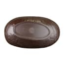 Elite Global Solutions 89 oz Oval Melamine Serving Bowl, Wood Pattern (M1693OV-SEQ) thumbnail 4