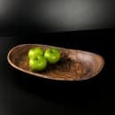 Elite Global Solutions 89 oz Oval Melamine Serving Bowl, Wood Pattern (M1693OV-SEQ) thumbnail 7