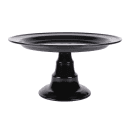 Elite Global Solutions 16" Round Plate Stand - 8 1/2"H, Melamine, Black (M16RPKT-B) thumbnail 3