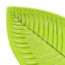 Elite Global Solutions 17 3/4" x 9 1/2" Leaf Shaped Tropicana Platter - Melamine, Green (M179PL-DG) thumbnail 5
