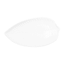 Elite Global Solutions 17 3/4" x 9 1/2" Leaf Shaped Tropicana Platter - Melamine, White (M179PL-NW) thumbnail 2