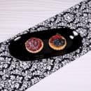 Elite Global Solutions 16 1/2" x 7 1/2" Oval Classic Platter - Melamine, Black (M17RC-B) thumbnail 6