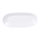 Elite Global Solutions 16 1/2" x 7 1/2" Oval Classic Platter - Melamine, White (M17RC-NW) thumbnail 2