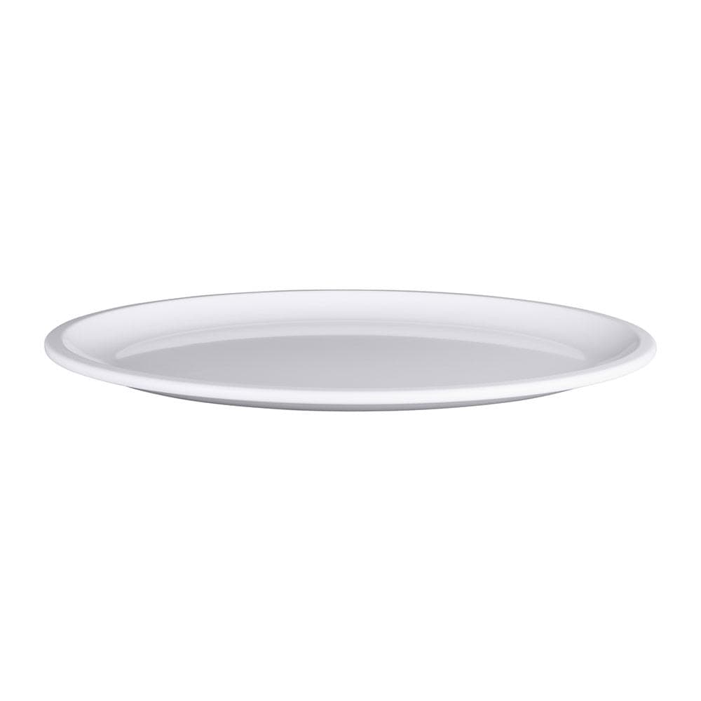 Elite Global Solutions 18" x 13" Oval Olympus Platter - Melamine, White (M1813118OV-W)