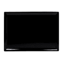Elite Global Solutions 18" x 13" Rectangular Stratus Platter - Melamine, Black (M18513-B) thumbnail 2