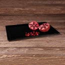 Elite Global Solutions 18" x 13" Rectangular Stratus Platter - Melamine, Black (M18513-B) thumbnail 7