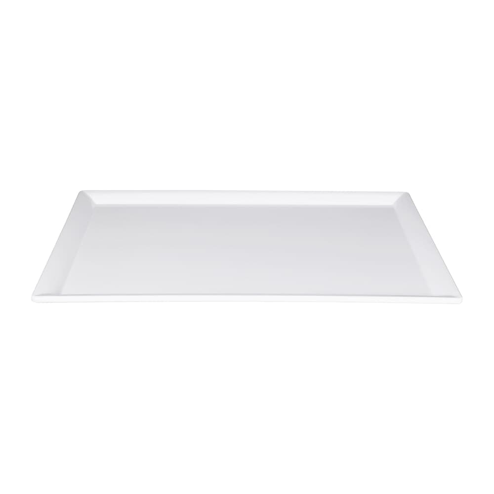 Elite Global Solutions 18" x 13" Rectangular Stratus Platter - Melamine, White (M18513-NW)