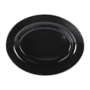 Elite Global Solutions 18" x 14" Oval Classic Platter - Melamine, Black (M18OV-B) thumbnail 2