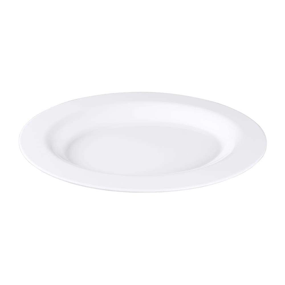 Elite Global Solutions 18" x 14" Oval Classic Platter - Melamine, White (M18OV-NW)