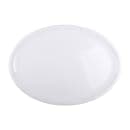 Elite Global Solutions 21" x 15" Oval Olympus Platter - Melamine, White (M2115OV-W) thumbnail 2