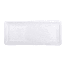 Elite Global Solutions 21" x 9" Rectangular Olympus Platter - Melamine, White (M219RC-W) thumbnail 2