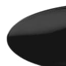 Elite Global Solutions 24" x 9" Oval Moderne Salmon Platter - Melamine, Black (M249SP-B) thumbnail 5