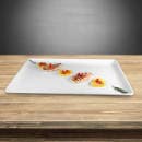 Elite Global Solutions 26" x 18" Rectangular Serving Tray - Melamine, White (M2618RC-W) thumbnail 6