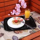 Elite Global Solutions Rectangular Serving Tray - 14"L x 10 1/4"W, Melamine, Black (M5114T-B) thumbnail 6