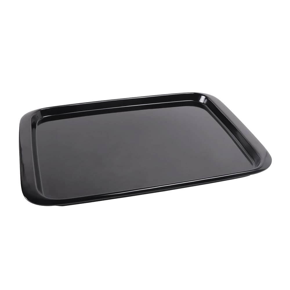 Elite Global Solutions Rectangular Serving Tray - 17 7/8"L x 12 1/2"W, Melamine, Black (M5116T-B)