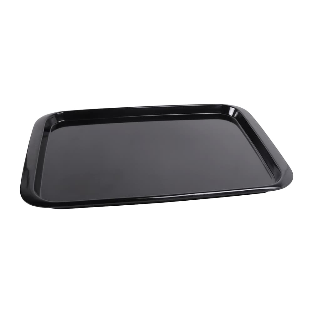 Elite Global Solutions Rectangular Serving Tray - 19 3/4"L x 13 1/2"W, Melamine, Black (M5118T-B)