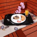 Elite Global Solutions Rectangular Serving Tray - 19 3/4"L x 13 1/2"W, Melamine, Black (M5118T-B) thumbnail 6