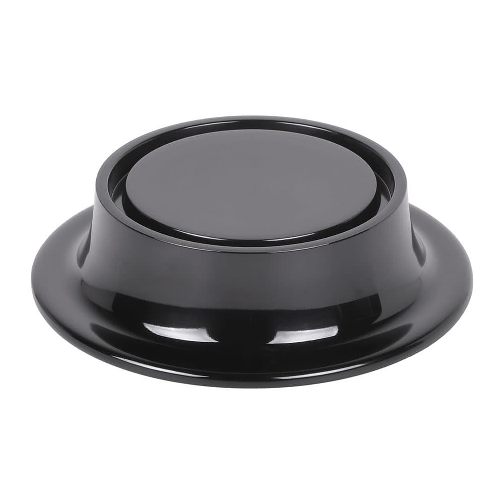 Elite Global Solutions 5" Round Pedestal Riser - 1 1/2"H, Melamine, Black (M5P-B)