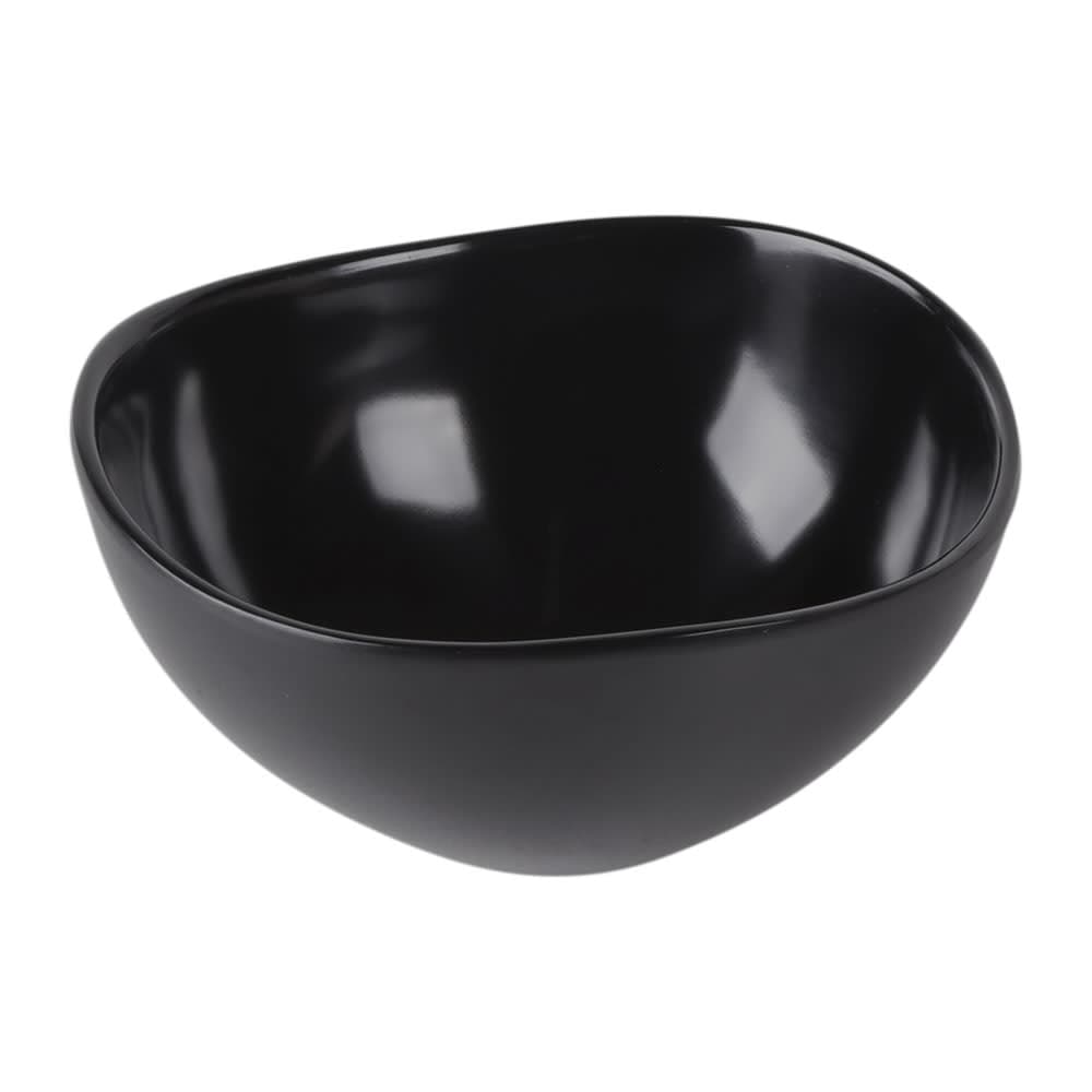 Elite Global Solutions 24 oz Oval Melamine Bowl, Black (M65OV-B)