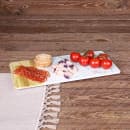 Elite Global Solutions Rectangular Sierra Serving Board - 14 1/4" x 7", Melamine, Faux Alder Wood/Carrera Marble (M714RCM-AWC) thumbnail 7