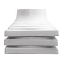 Elite Global Solutions 7" Square Pedestal Base - 3 3/4"H, Melamine, White (M74P-NW) thumbnail 5