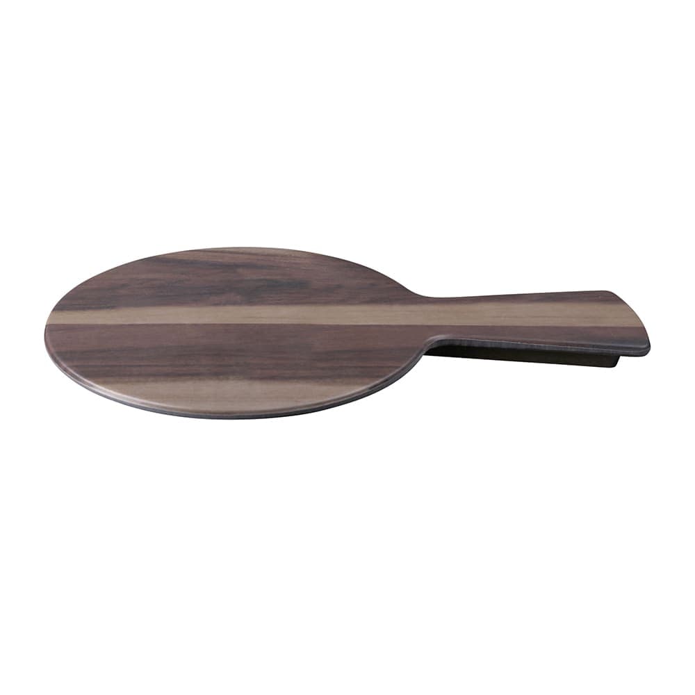 Elite Global Solutions 7" Round Fo Bwa Serving Board - Melamine, Faux Hickory (M7RW-HW)