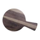 Elite Global Solutions 7" Round Fo Bwa Serving Board - Melamine, Faux Hickory (M7RW-HW) thumbnail 2