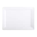Elite Global Solutions 12" x 8 1/4" Rectangular Vogue Platter - Melamine, White (M812RC-W) thumbnail 2