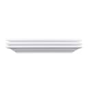 Elite Global Solutions 12" x 8 1/4" Rectangular Vogue Platter - Melamine, White (M812RC-W) thumbnail 7