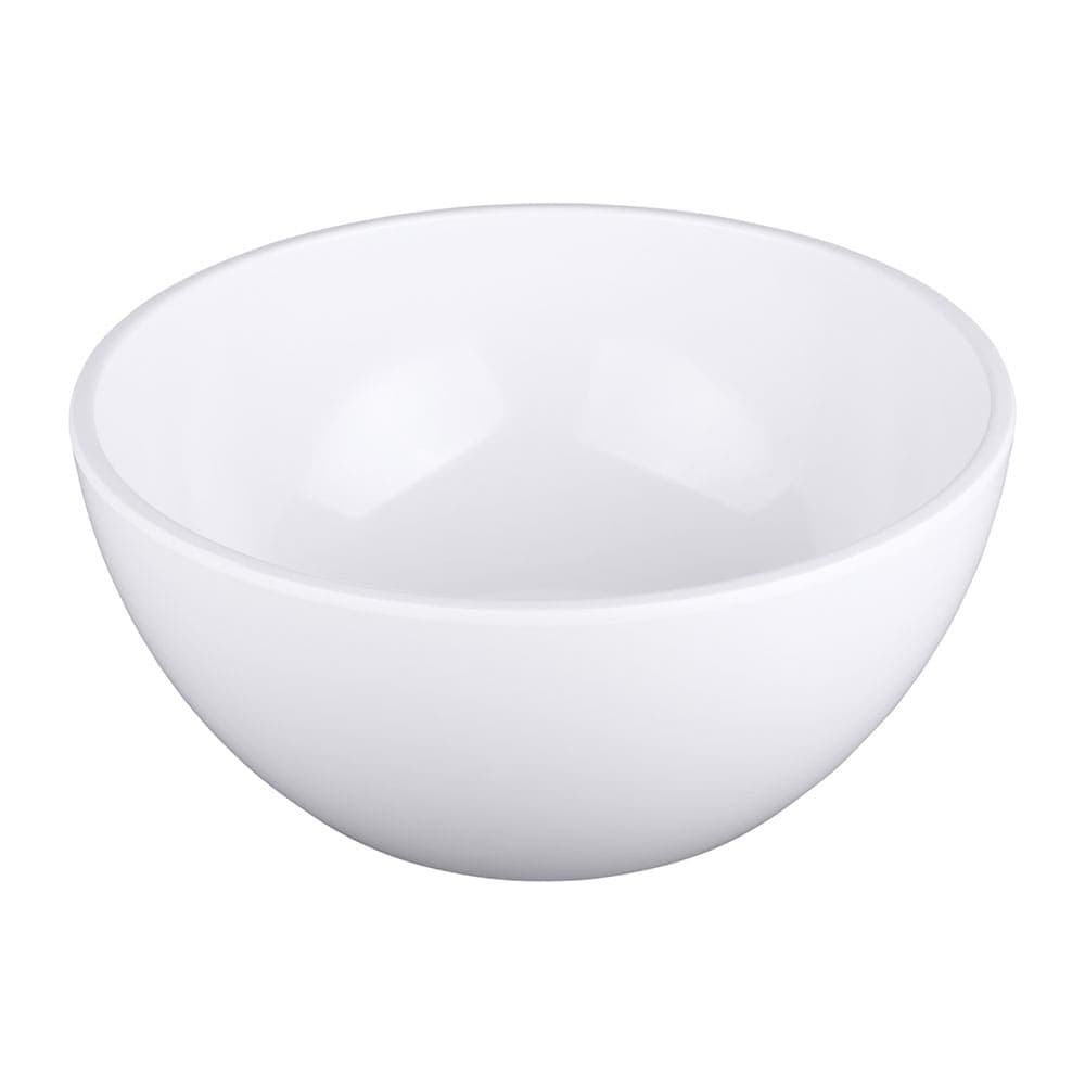 Elite Global Solutions 1 3/4 qt Round Melamine Serving Bowl, White (M818R-W)
