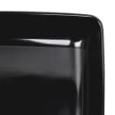 Elite Global Solutions 14 1/2" x 8 1/2" Rectangular Pappasan Platter - Melamine, Black (M85145-B) thumbnail 5