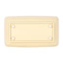 Elite Global Solutions 14 1/2" x 8 1/2" Rectangular Pappasan Platter - Melamine, Banana Crepe (M85145-BCY) thumbnail 4