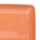 Elite Global Solutions 14 1/2" x 8 1/2" Rectangular Pappasan Platter - Melamine, Sunburn Terra Cotta (M85145-STC) thumbnail 5