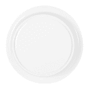 Elite Global Solutions 8" Round Pedestal Riser - 2"H, Melamine, White (M8P-NW) thumbnail 2