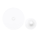 Elite Global Solutions 8" Round Sierra Plate Stand - Melamine, Faux Carrera Marble (M8RPKT-C) thumbnail 4
