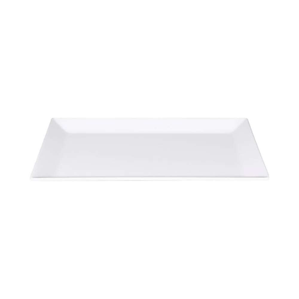 Elite Global Solutions 13 3/4" x 9" Rectangular Stratus Trays Platter - Melamine, White (M914RC-NW)