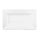 Elite Global Solutions 15" x 9" Rectangular Pebble Creek Tray - Melamine, White (M915RR-W) thumbnail 2