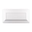 Elite Global Solutions 18" x 9" Rectangular Pebble Creek Tray - Melamine, White (M918RR-W) thumbnail 4