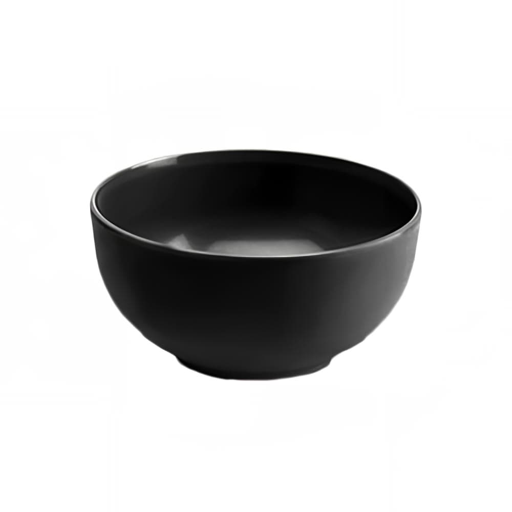 Elite Global Solutions 3 3/4 qt Round Melamine Serving Bowl, Black (M925R5-B)