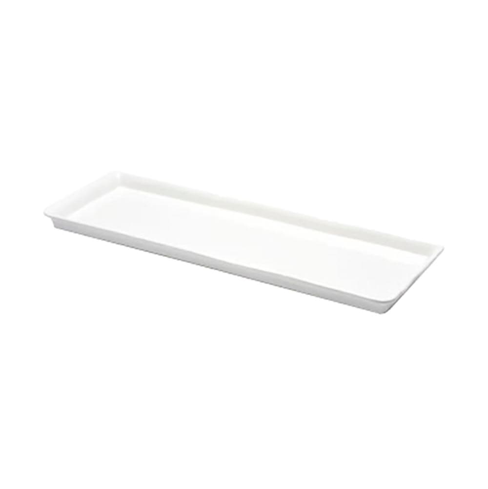 Elite Global Solutions Rectangular Serving Tray - 26"L x 9"W, Melamine, White (M926-NW)