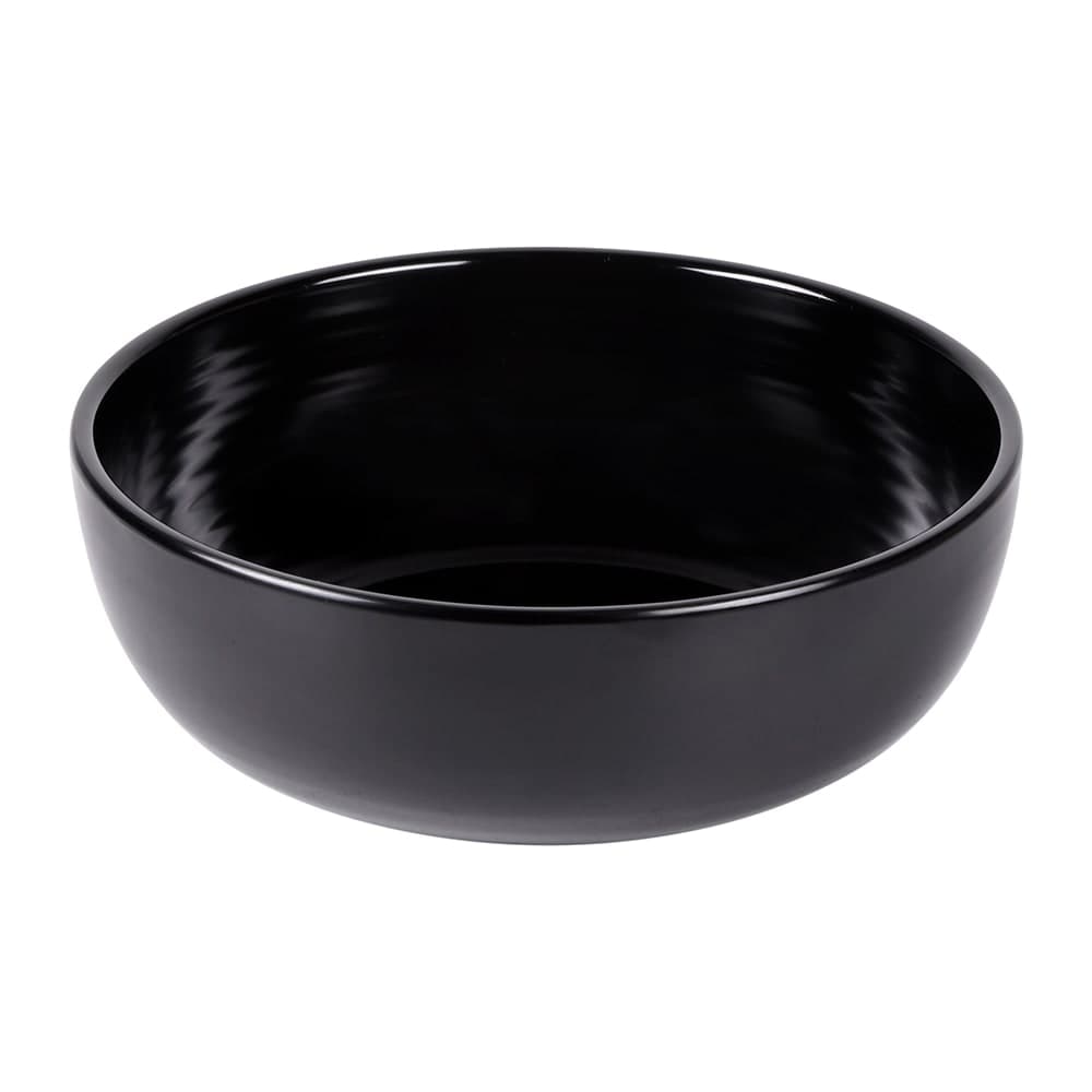 Elite Global Solutions 72 oz Round Melamine Serving Bowl, Black (M9R3-B)