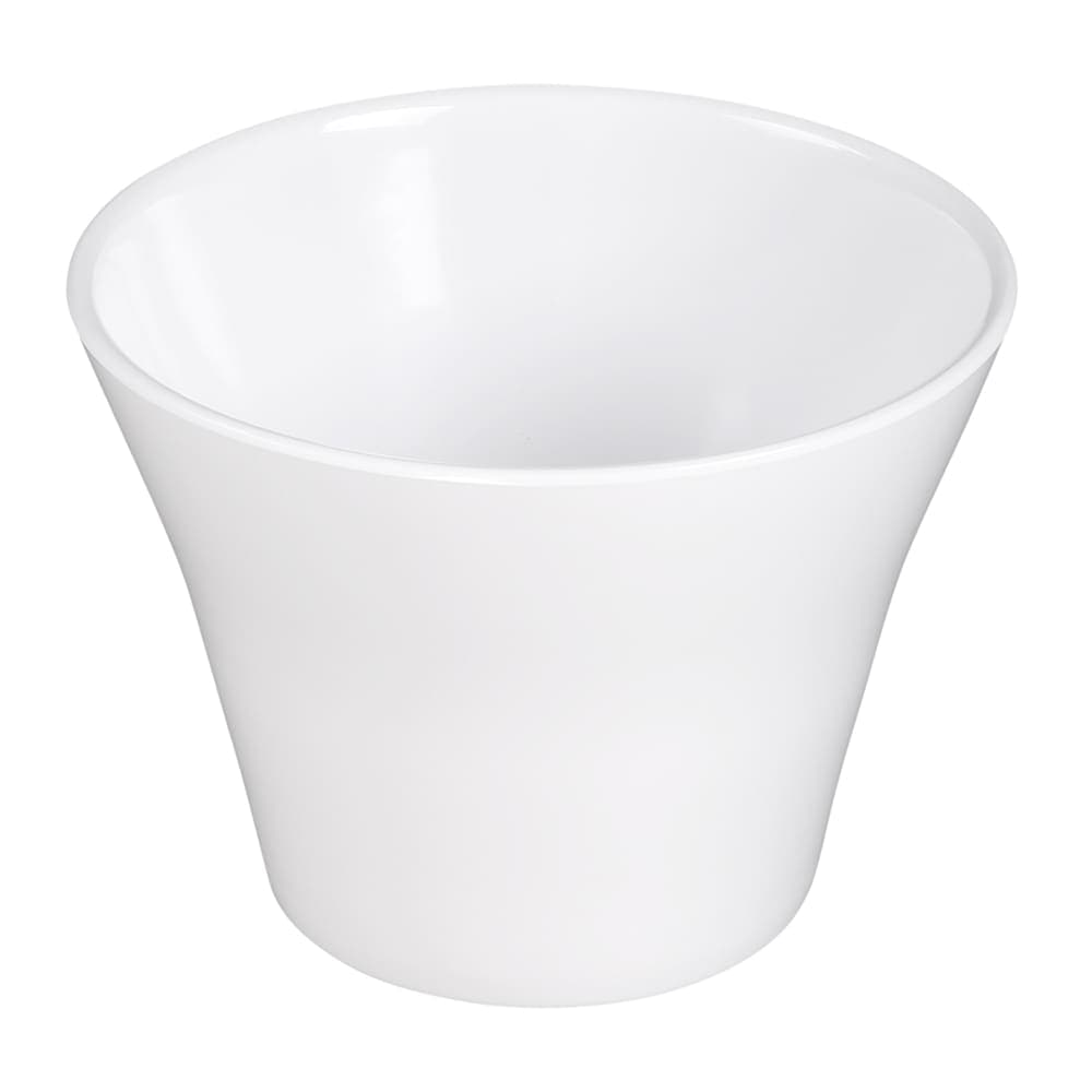 Elite Global Solutions 32 oz Crock - 5 3/4" Round, Melamine, White (MC32-W)