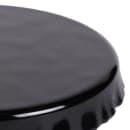 Elite Global Solutions 13" Round Pedestal Cake Stand - Melamine, Black (MCP13KT-B) thumbnail 5